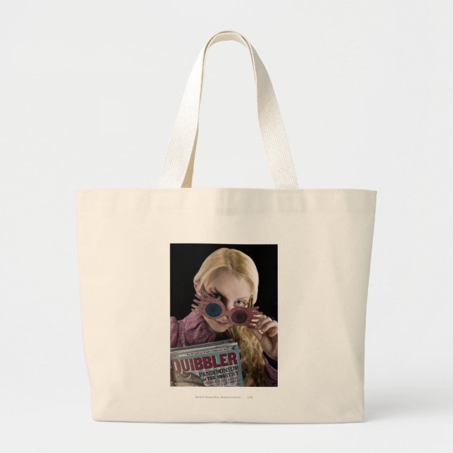 Luna Lovegood Flüchtige Blicke über Brillen Jumbo Stoffbeutel (Vorne)