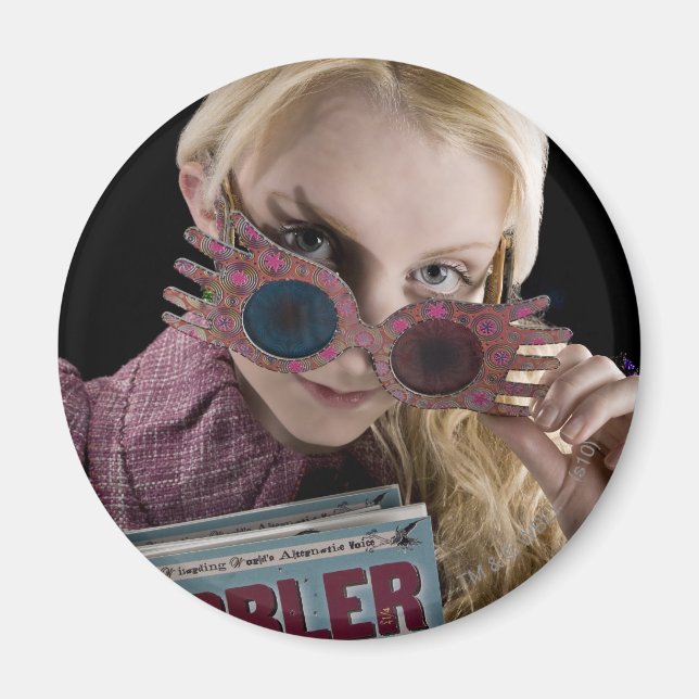 Luna Lovegood Flüchtige Blicke über Brillen Magnet (Vorne)