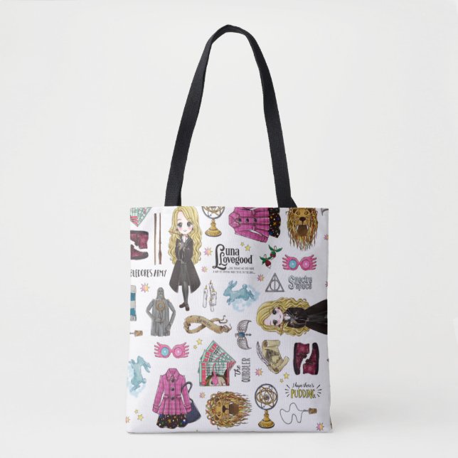 Luna Lovegood Wasserfarbe Tasche (Vorderseite)
