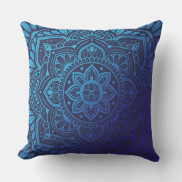Luna Mandala Throw Pillow Kissen