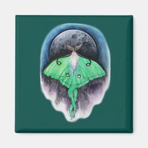 Luna Moon Moth Magnet