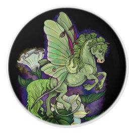 Luna Moonduster Moth Fairy Horse Keramik Knob Keramikknauf