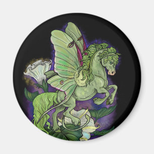 Luna Moonduster Moth Fairy Horse Magnet