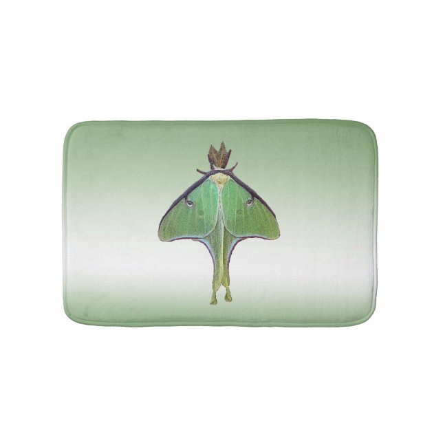 Luna Moth Bath Mats Badematte (Vorderseite)