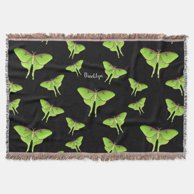 Luna Moth Cartoon Illustration Decke (Vorderseite)