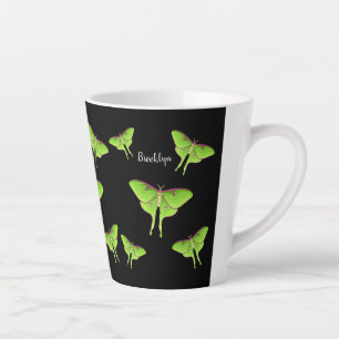 Luna Moth Cartoon Illustration Milchtasse
