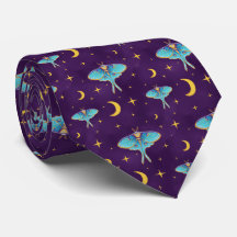 Luna Moth Celestial Moons & Stars Lila