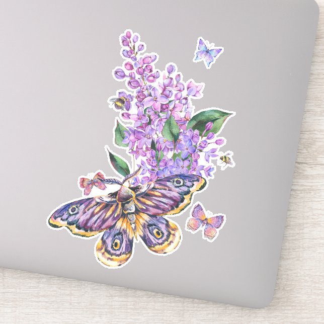 Luna-Moth, Cockpitkern Aufkleber (Detail)