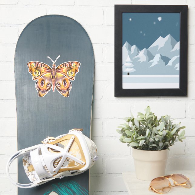 Luna-Moth, Cockpitkern Aufkleber (Snowboard)