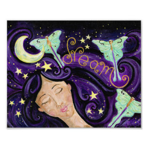 Luna Moth Dream Print Fotodruck