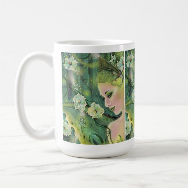 Luna moth fee Art von Renee Lavoie Kaffeetasse (Links)