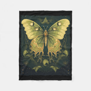 Luna Moth Halloween Fleecedecke