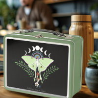 Luna Moth Moon Phases Black