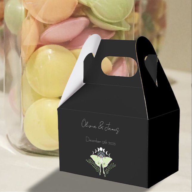 Luna Moth Moon Phases Geschenkschachtel (Von Creator hochgeladen)