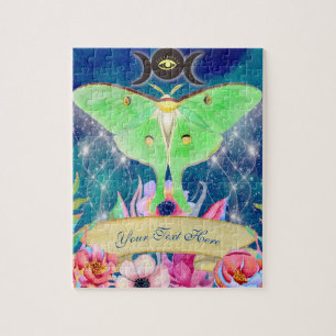 Luna Moth Mystical Night Journey