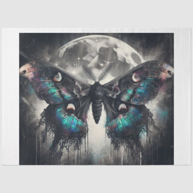 Luna Moth Seidenpapier (Vorderseite)