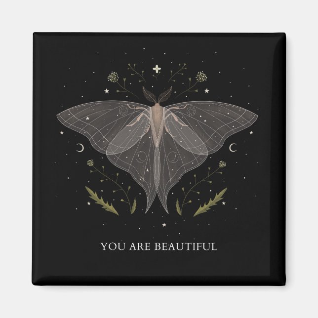 Luna Moth - Sie sind wunderschön Magnet (Vorne)