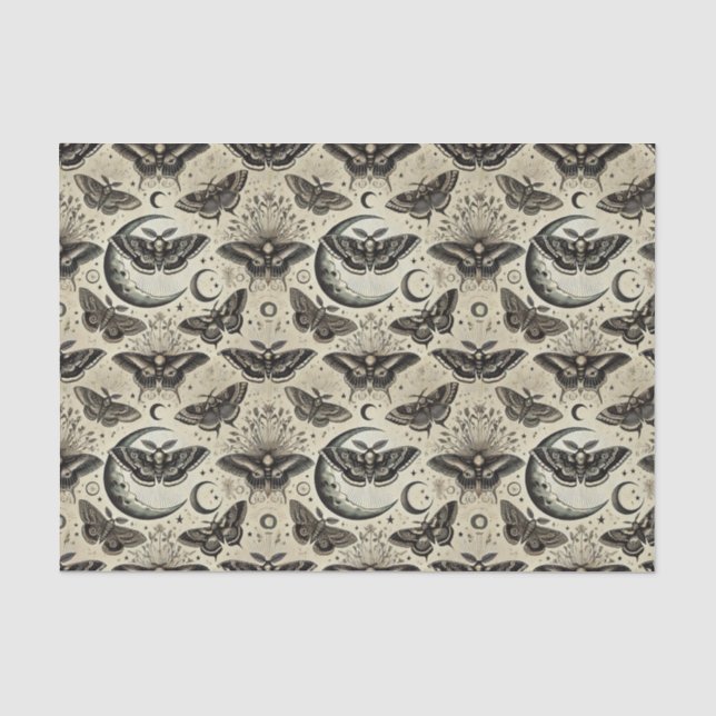 Luna Moth Tissue Paper | Elegant von Natur Inspiri Seidenpapier (Vorderseite)
