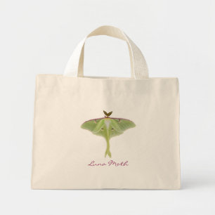 Luna Moth Tote Bag Mini Stoffbeutel