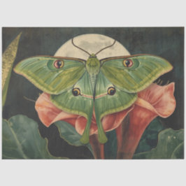 Luna-Motten-Gewächshaus-Botanik Seidenpapier