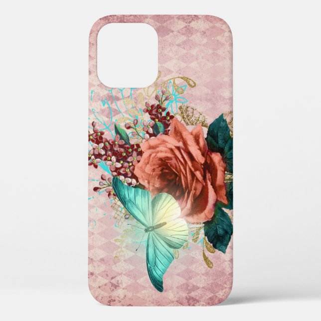 Luna-Motten-Sträußchen Case-Mate iPhone Hülle (Rückseite)