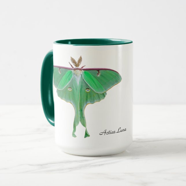 Luna-Motten-Tasse Tasse (Vorderseite Links)