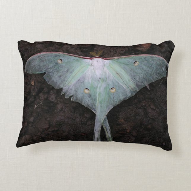 Luna-Natur-Schmetterlingsmärchen-Fantasie Dekokissen (Rückseite)