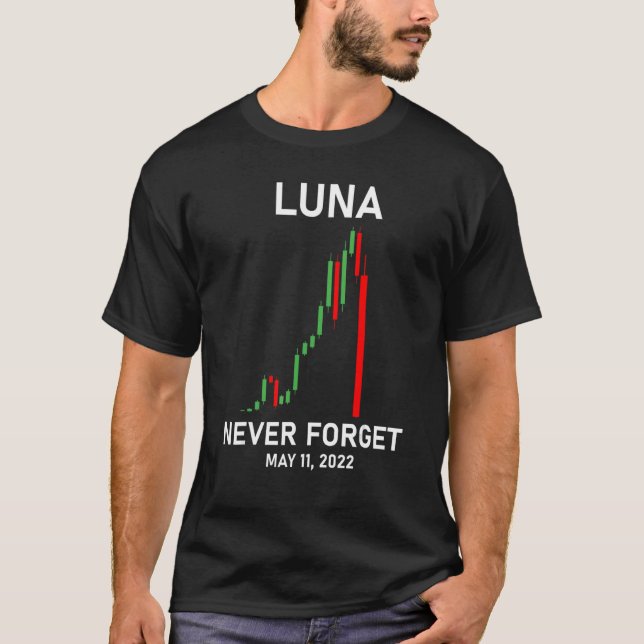 Luna Vergessen Sie nie 2022 Cryptowährung Crash Lu T-Shirt (Vorderseite)