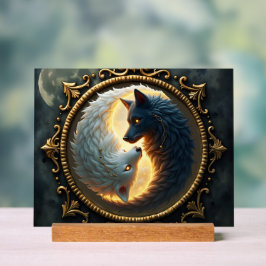 Lunar Balance – Where Shadows Embrace the Light. 