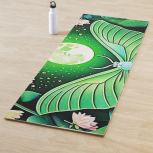 Lunar Butterfly Bloom Design Yogamatte