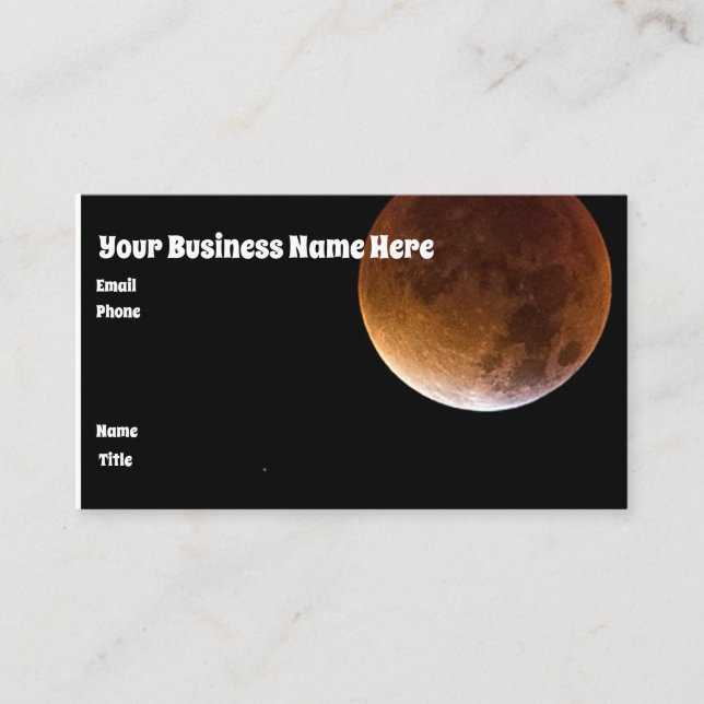 Lunar Cal Visitenkarte (Vorderseite)