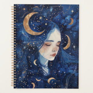 Lunar Dreamscape Spiral Planner Planer