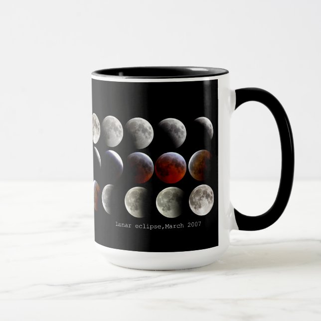 “Lunar eclipse,March 2007” Tasse (Rechts)