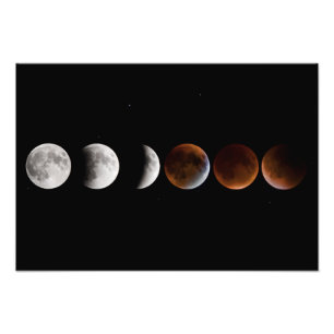 Lunar Eclipse Sequence Fotodruck