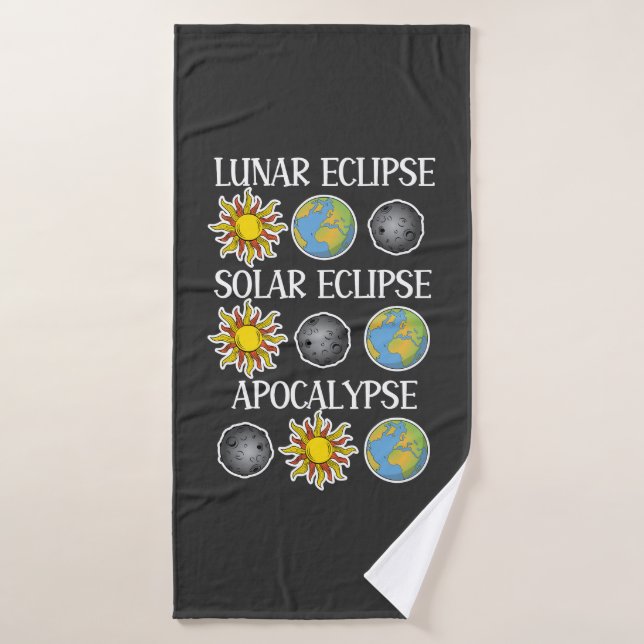 Lunar Eclipse Solar Eclipse Apokalypse Sonstiges R Badehandtuch (Badehandtuch)