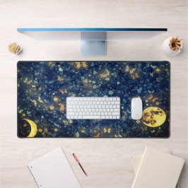 Lunar Glow Midnight Celestial Fantasy Schreibtischunterlage