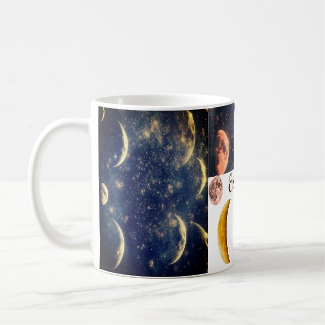 Lunar Glow Mug - Cosmic Tea Coffee Cup (Gauche)