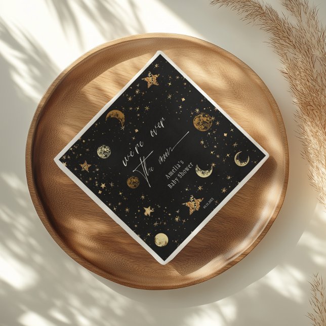 Lunar Gold Dream Party Napkins Serviette (Von Creator hochgeladen)