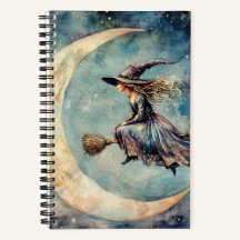 Lunar Hexe 5,5" x 8,5" Hardover-Notebook