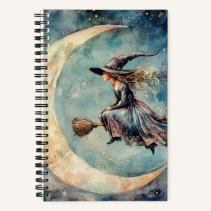 Lunar Hexe 5,5" x 8,5" Hardover-Notebook Notizbuch