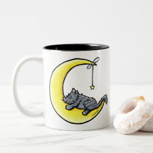 Lunar Love Tabby Chat Mug