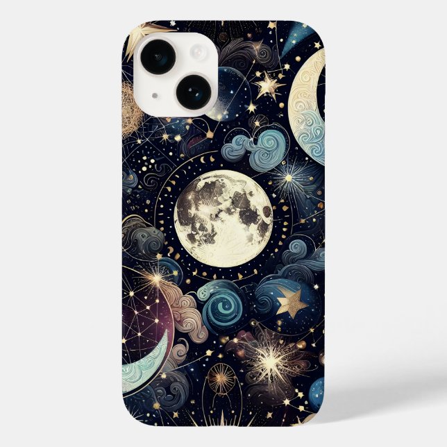 Lunar Magic Case-Mate iPhone 14 Hülle (Rückseite)