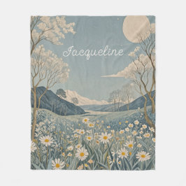 Lunar Meadow Personalisiert Fleecedecke
