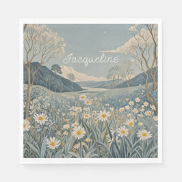 Lunar Meadow Personalisiert Serviette