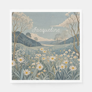Lunar Meadow Personalisiert Serviette