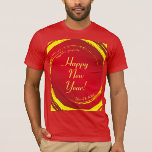 Lunar Neujahr Glück Wohlstand Harmonie T-Shirt
