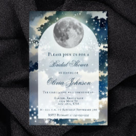 Lunar Night Sky Brautparty Einladung