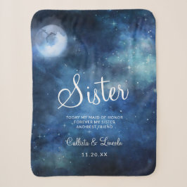 Lunar Sky Vollmond zum Zitat von Schwester Heartfe Sherpadecke