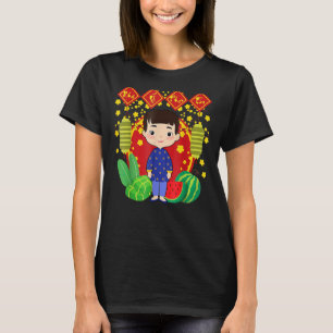 Lunar Vietnamese Neujahr Nhu Y Phat Tai Kids Red T-Shirt