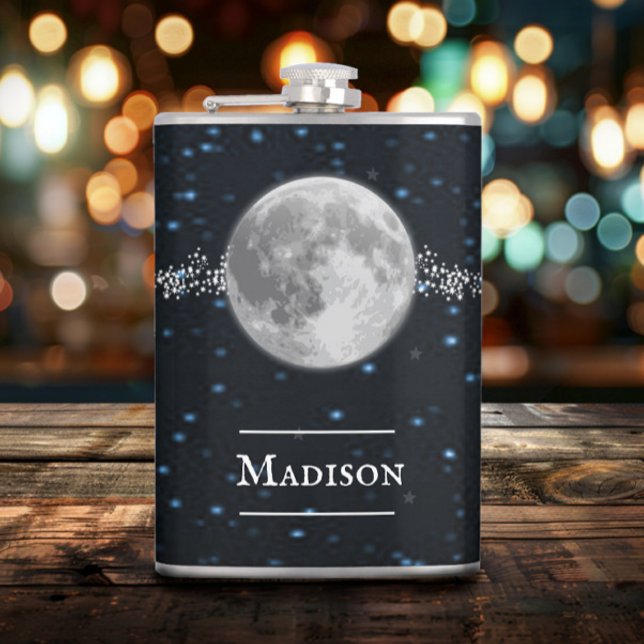 Lunar Vinyl Wrapped Flask Flachmann (Lunar Vinyl Wrapped Flask)